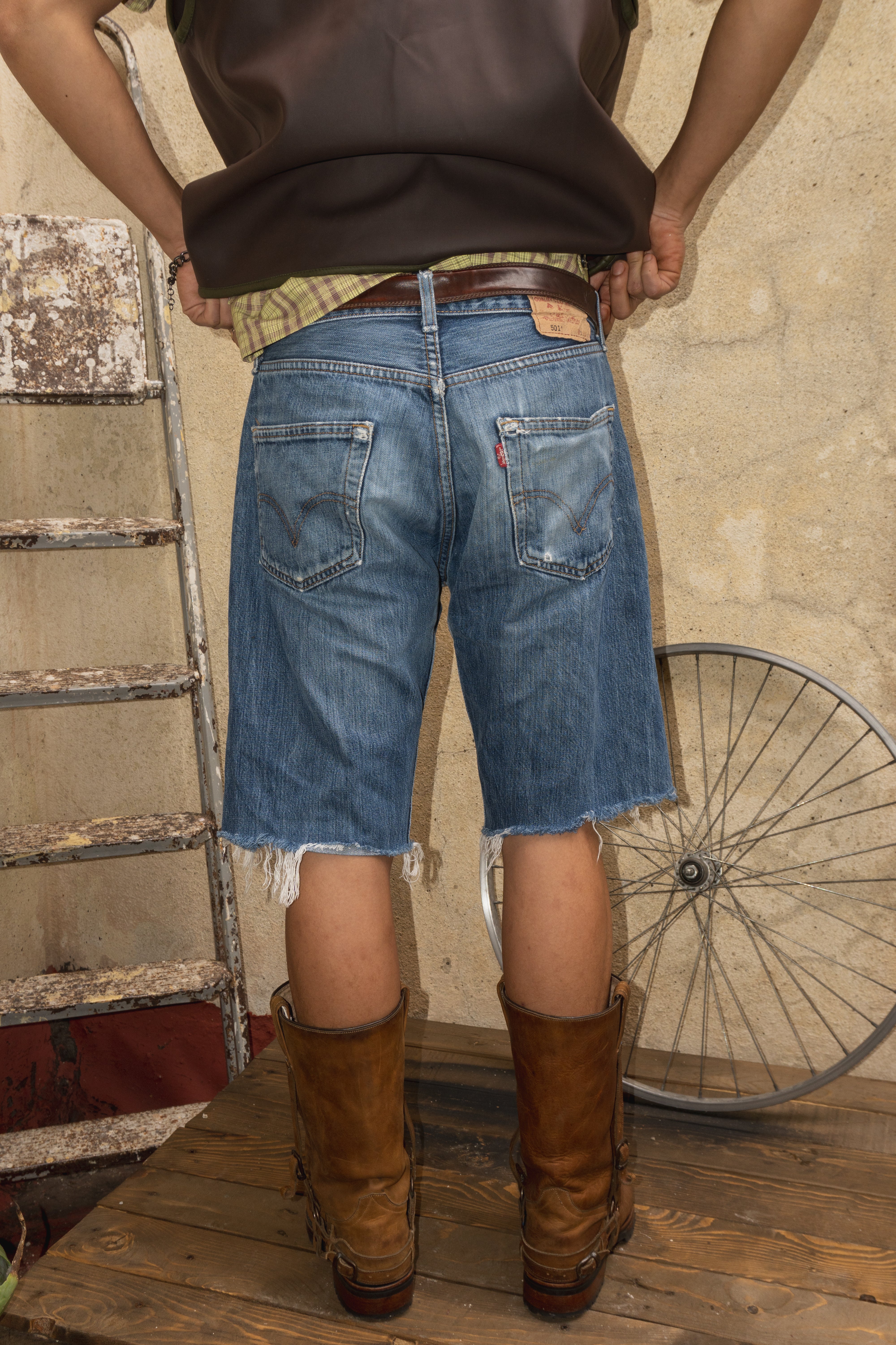 Levi's 501 shorts jeans blu