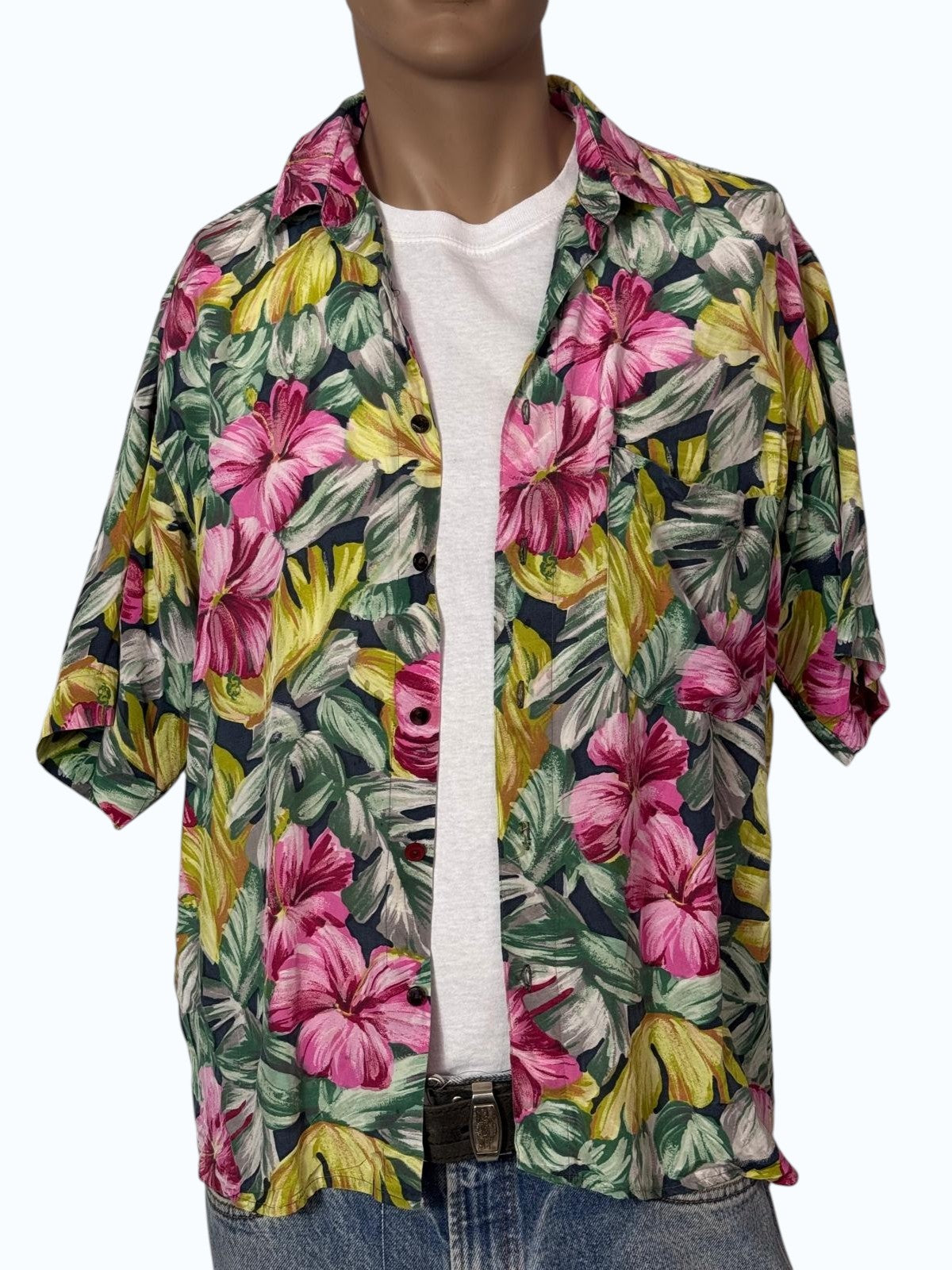 camicia crazy a maniche corte uomo