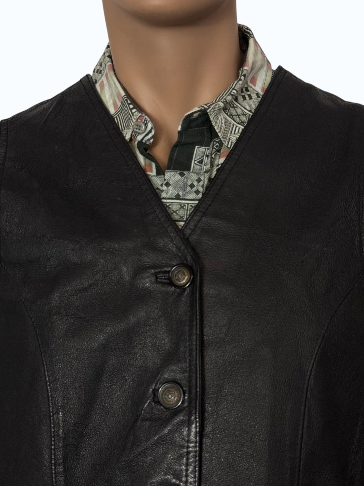 gilet uomo in pelle