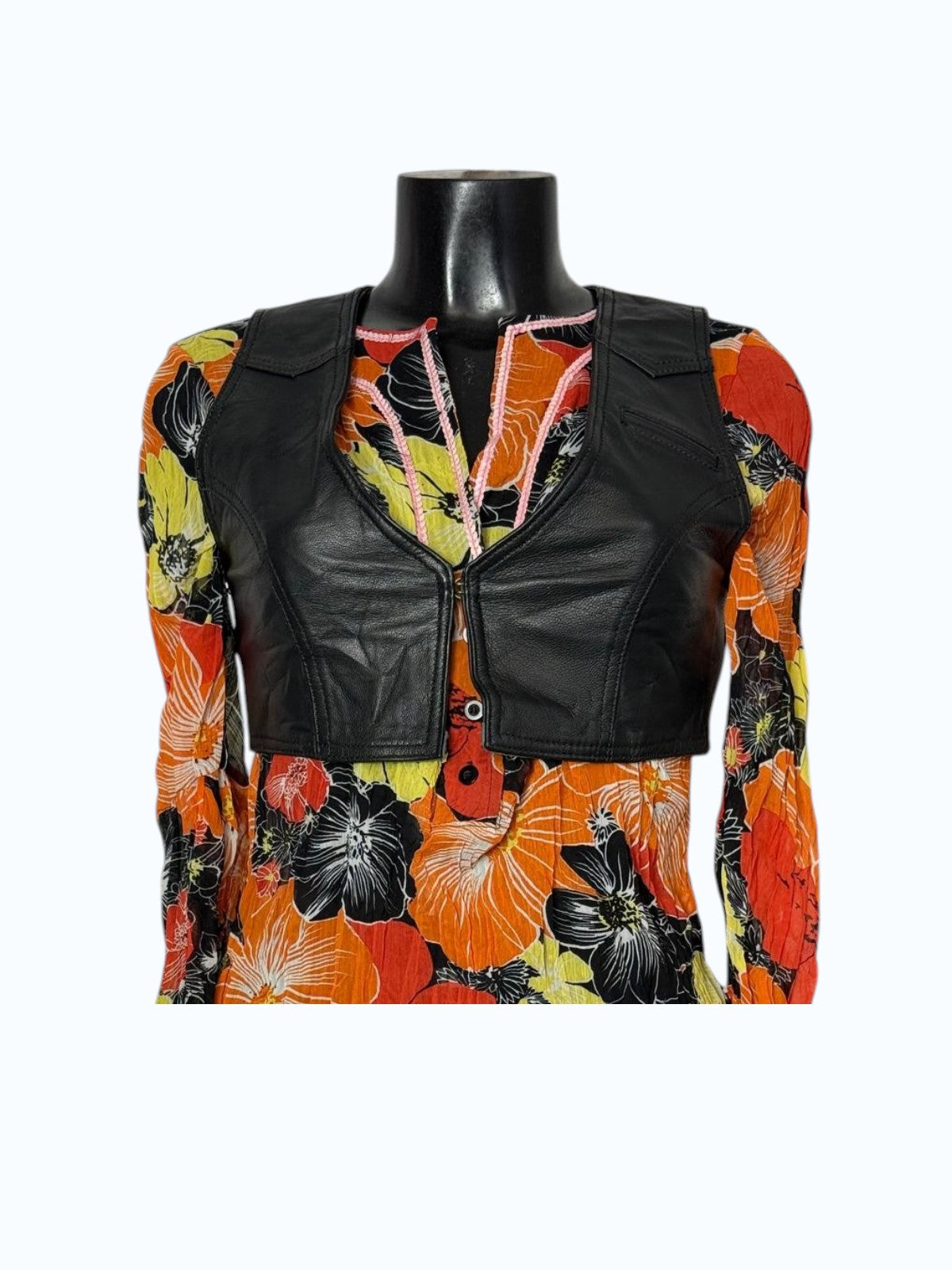 gilet Only in pelle donna