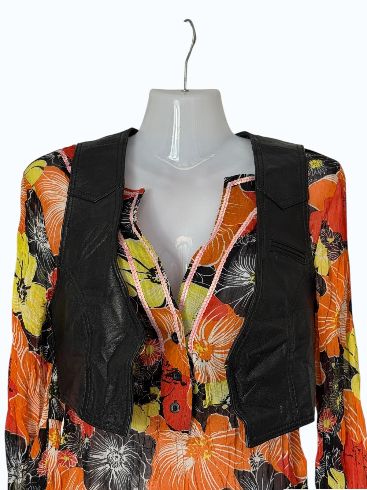 gilet Only in pelle donna