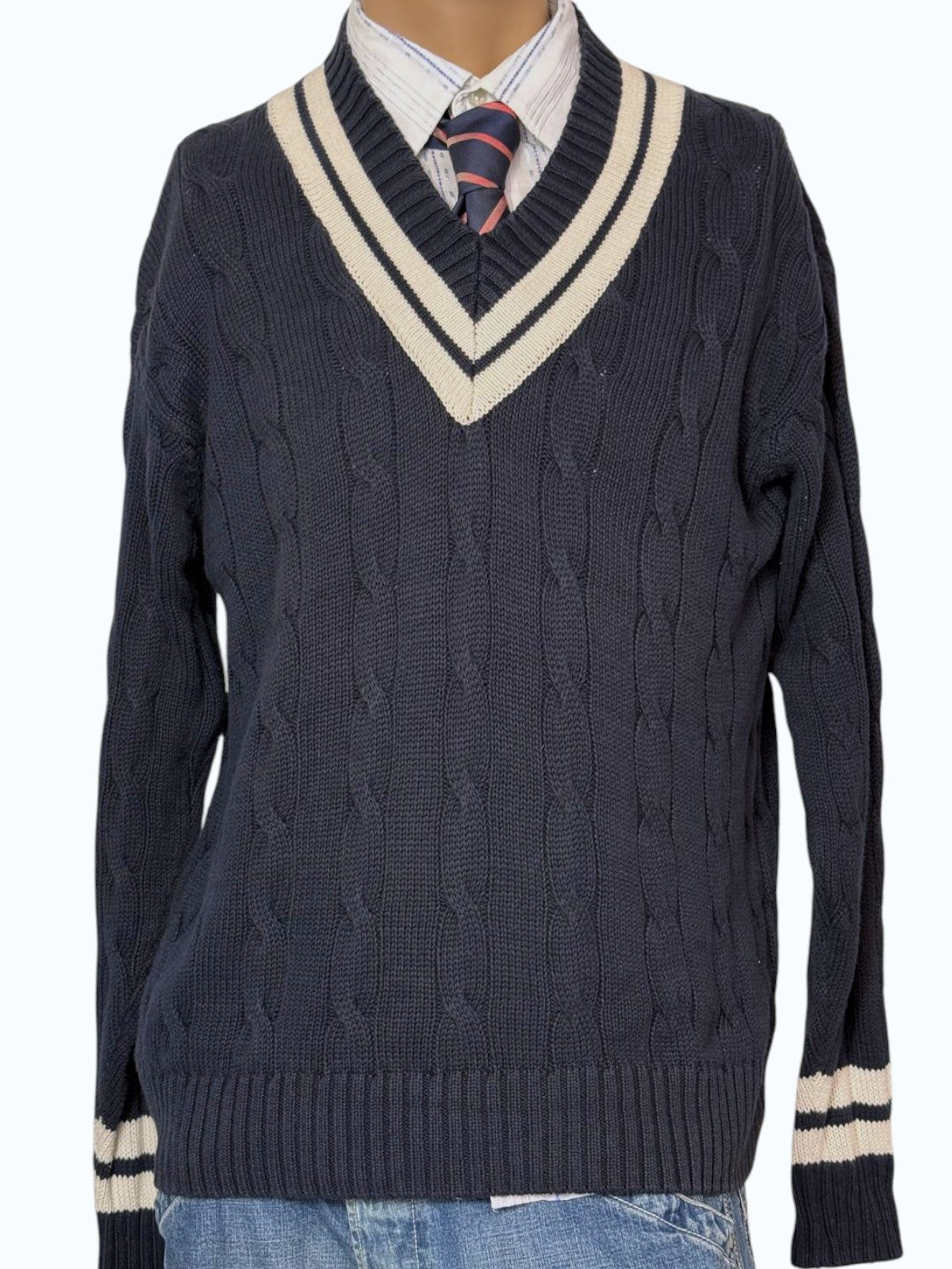 maglione uomo Brooksfield scollo a v