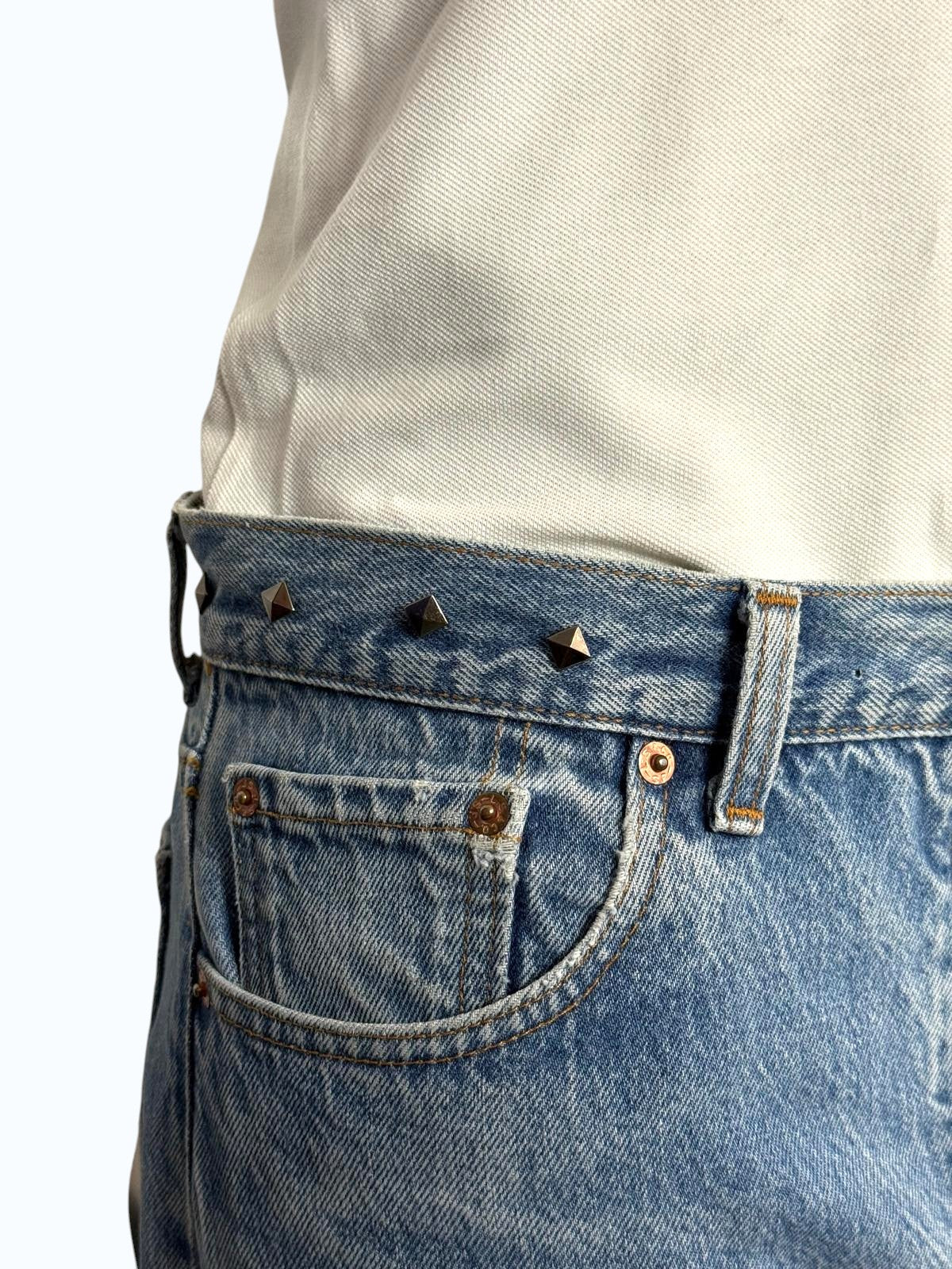 jeans distressed reworked
