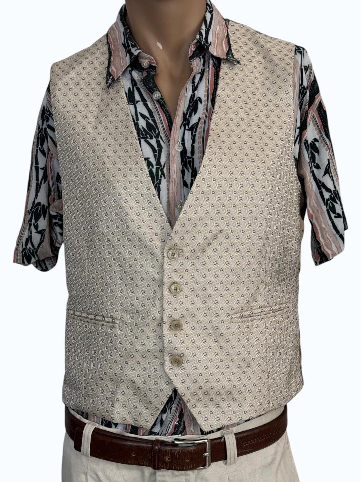 camicia crazy uomo a maniche corte