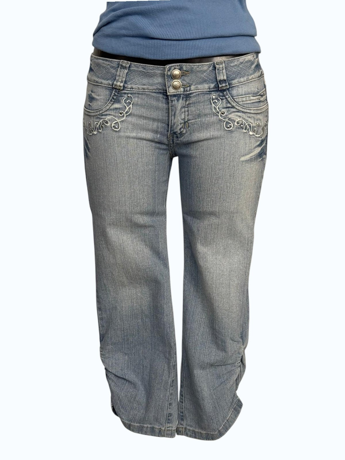 jeans a 3/4 anni 2000