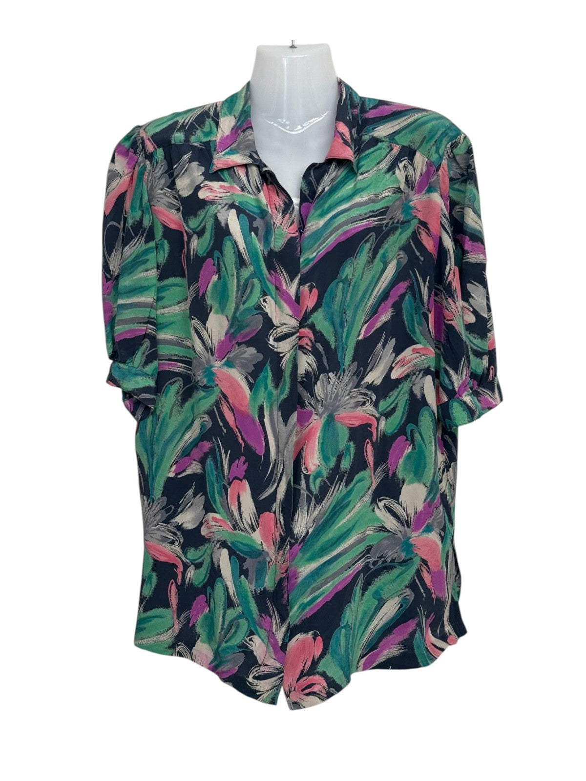 camicia crazy a maniche corte donna