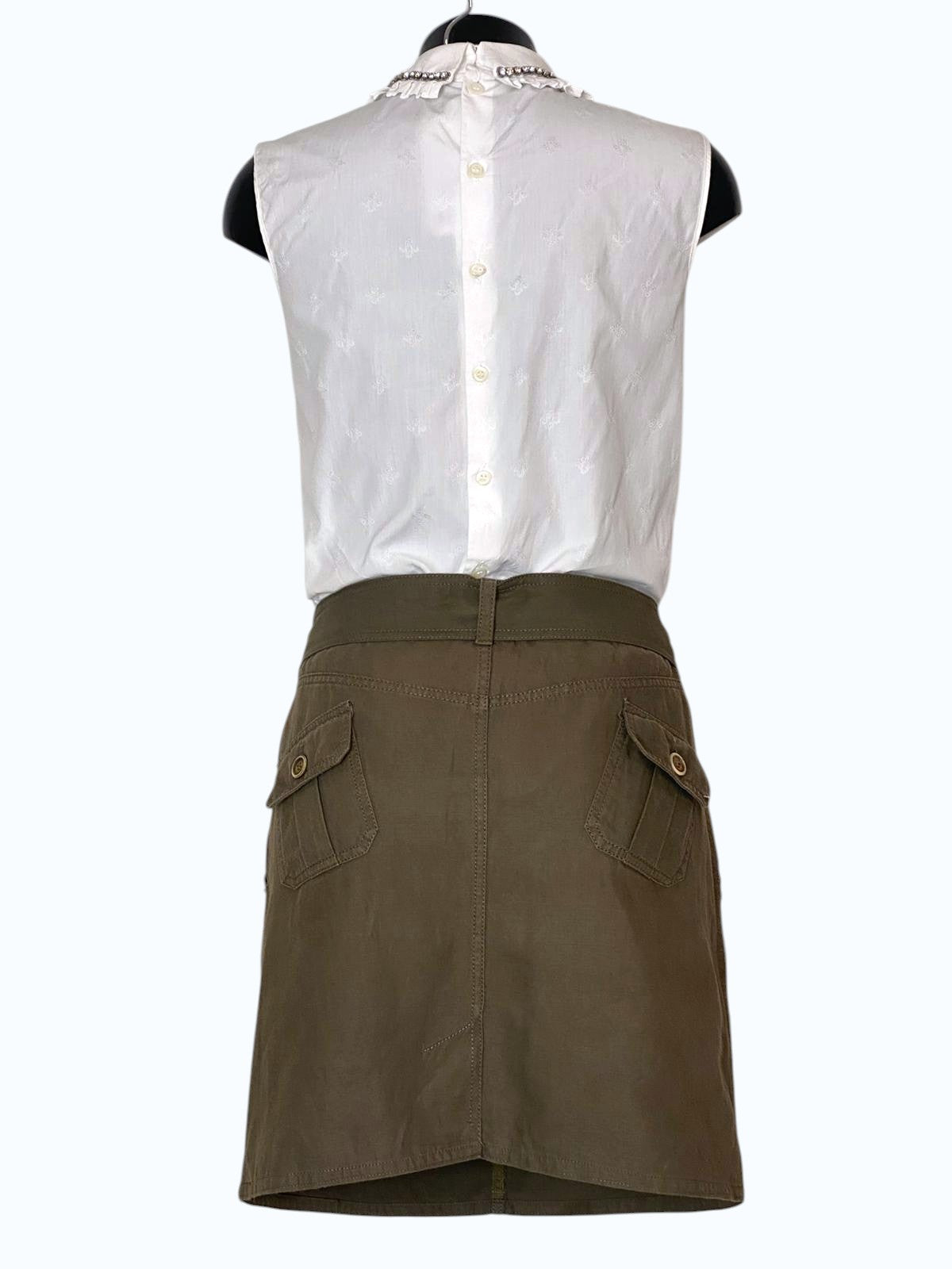 camicia senza maniche MiuMiu