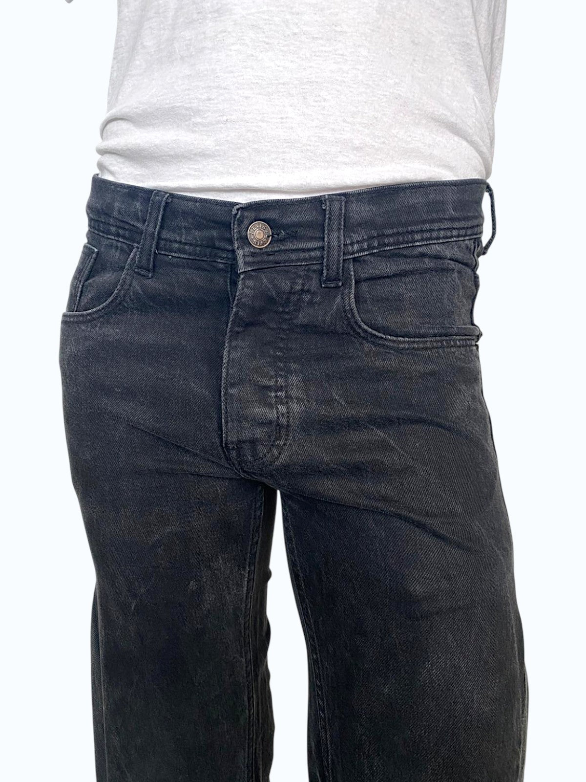 jeans neri reworked