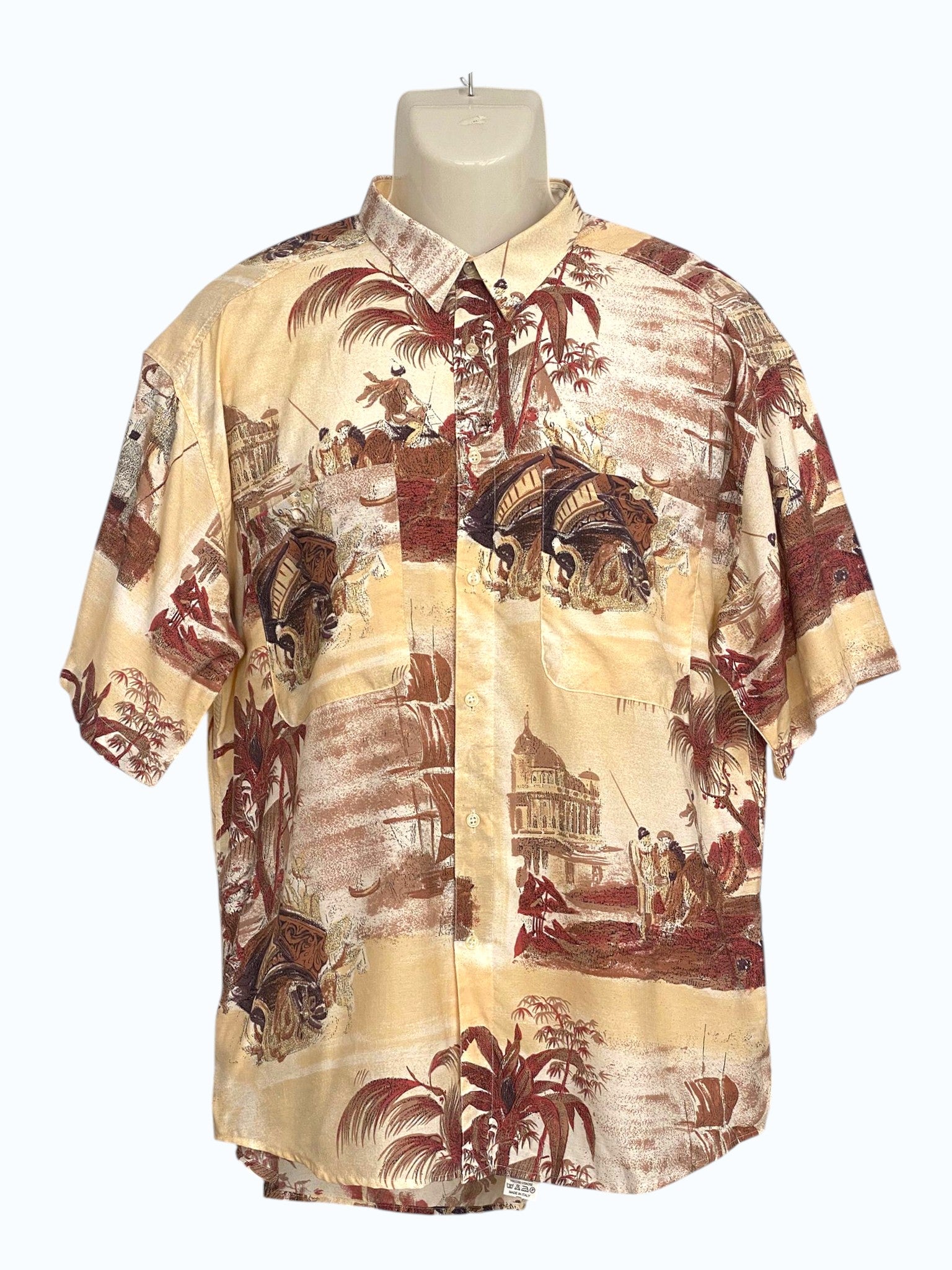 camicia crazy uomo a maniche corte