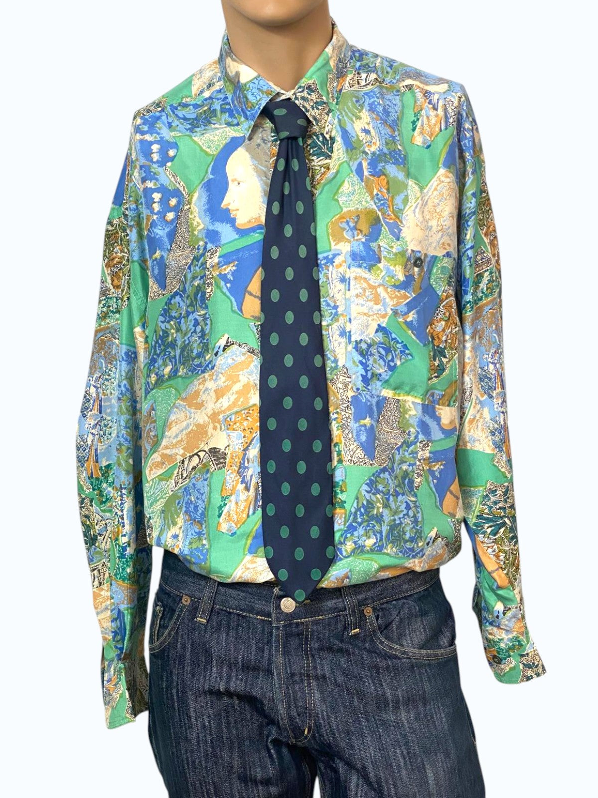 camicia crazy uomo in seta