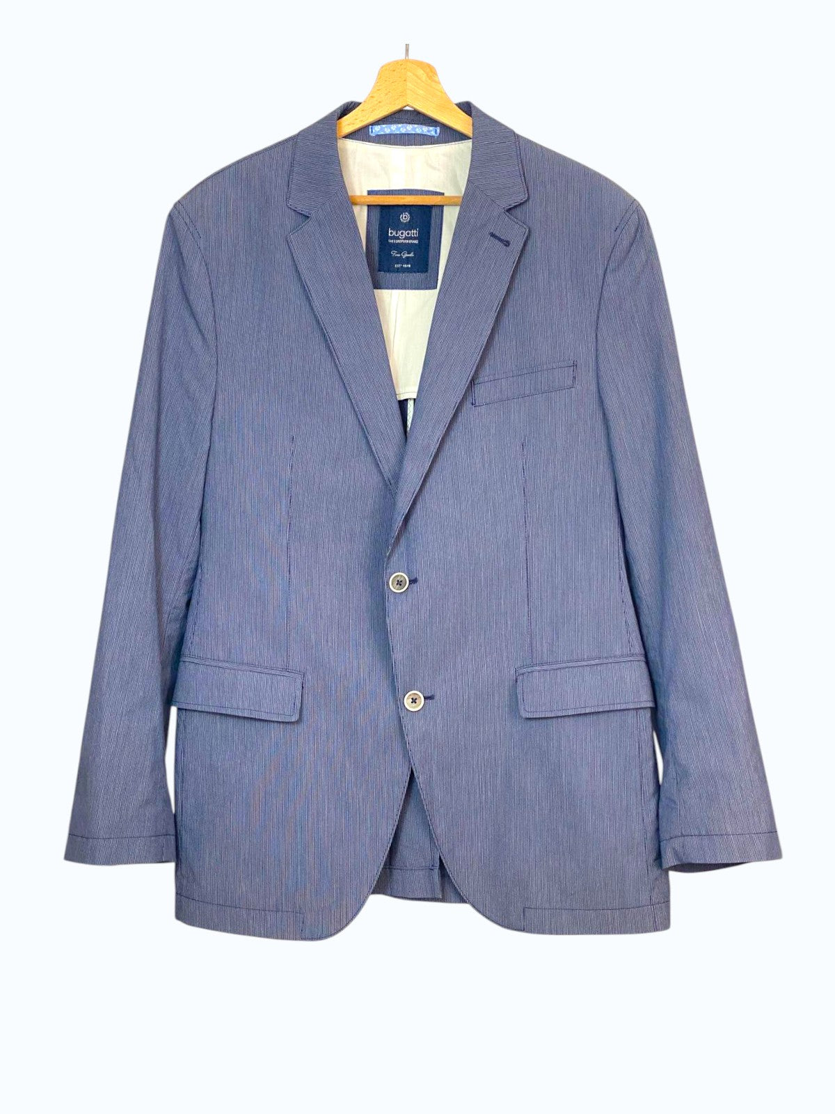 blazer uomo a righe sottili
