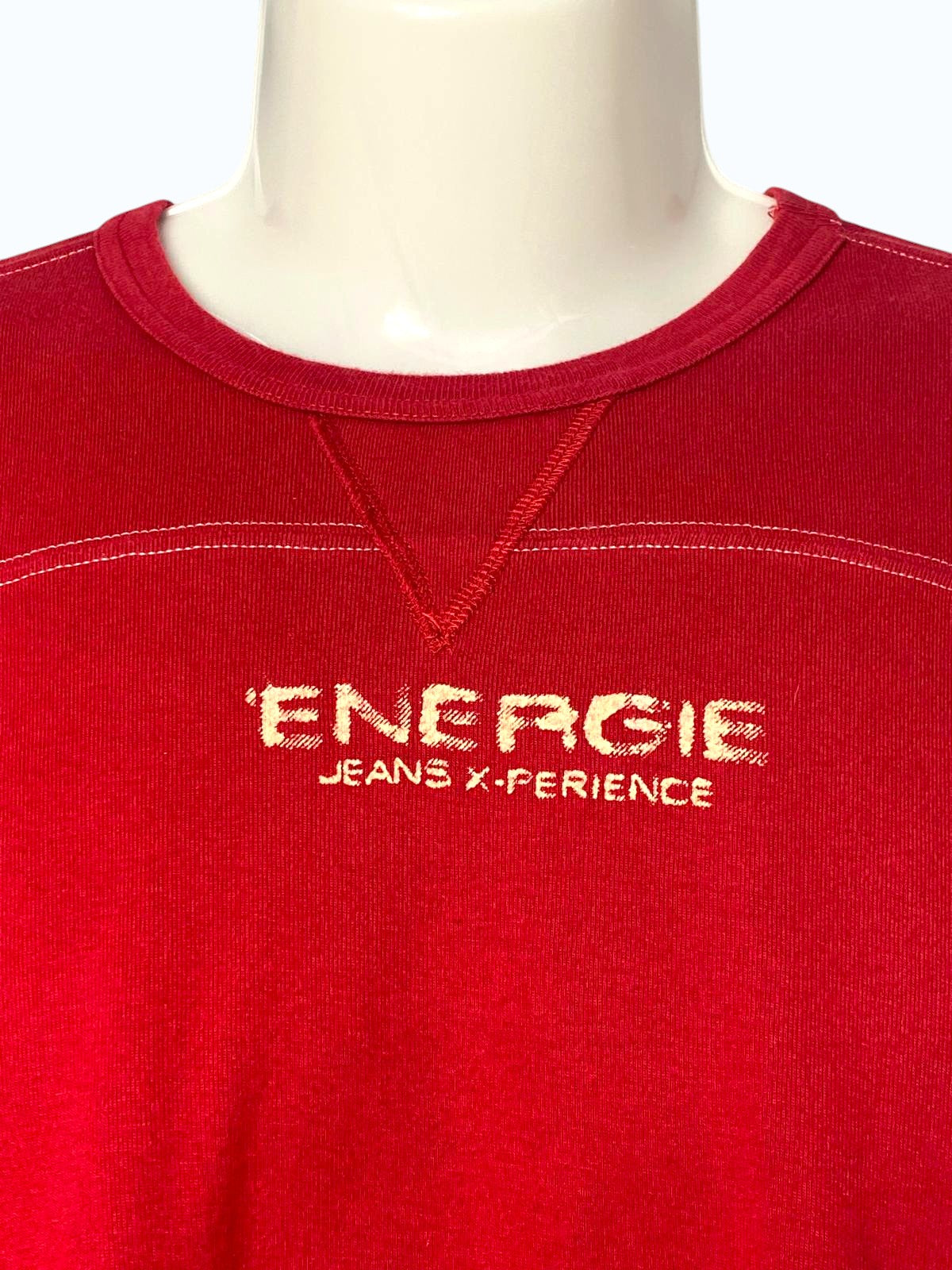 t-shirt energie rossa uomo