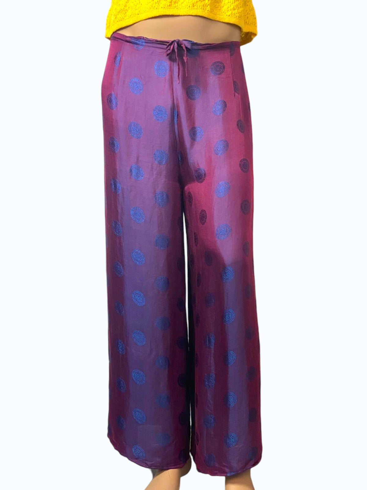 pantalone indiano handmade in seta