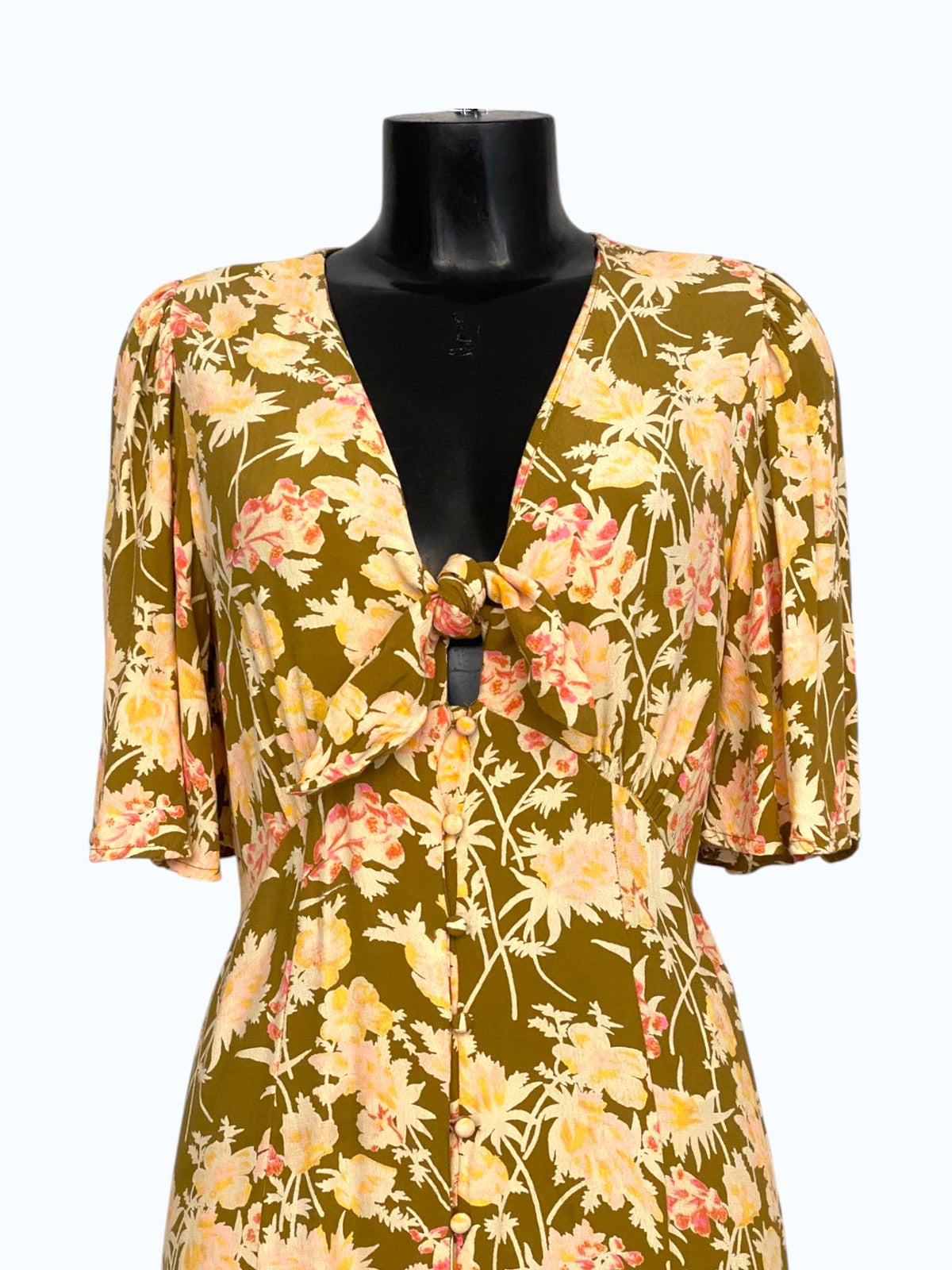 vestito lungo floreale