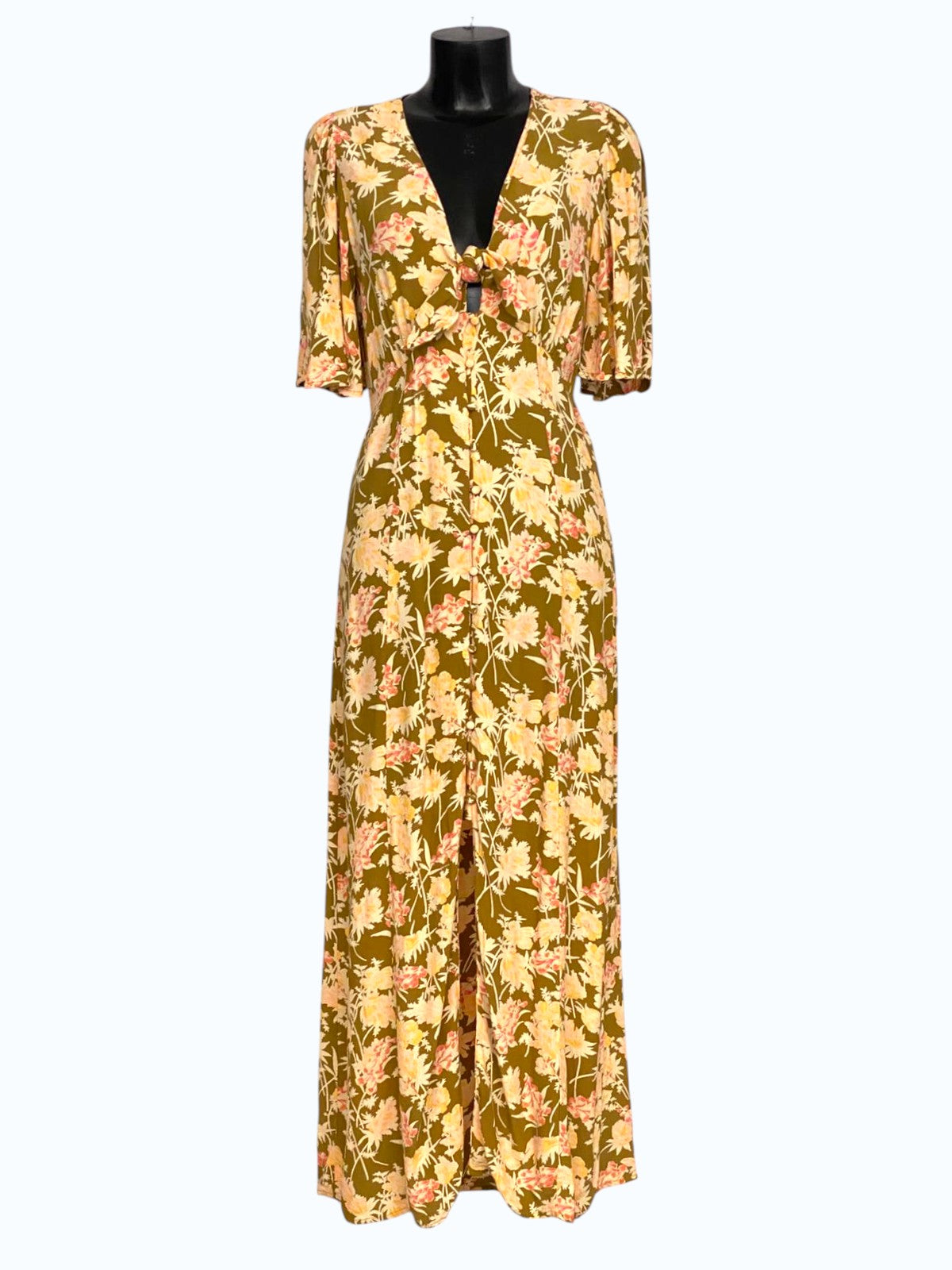 vestito lungo floreale