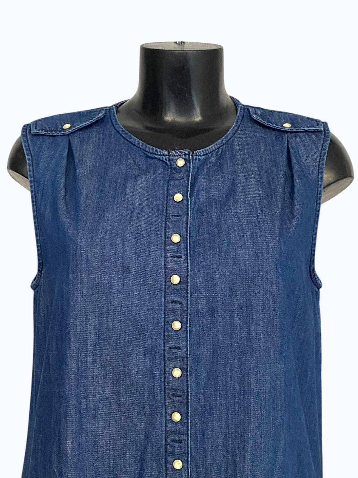 vestito sopra il ginocchio di jeans