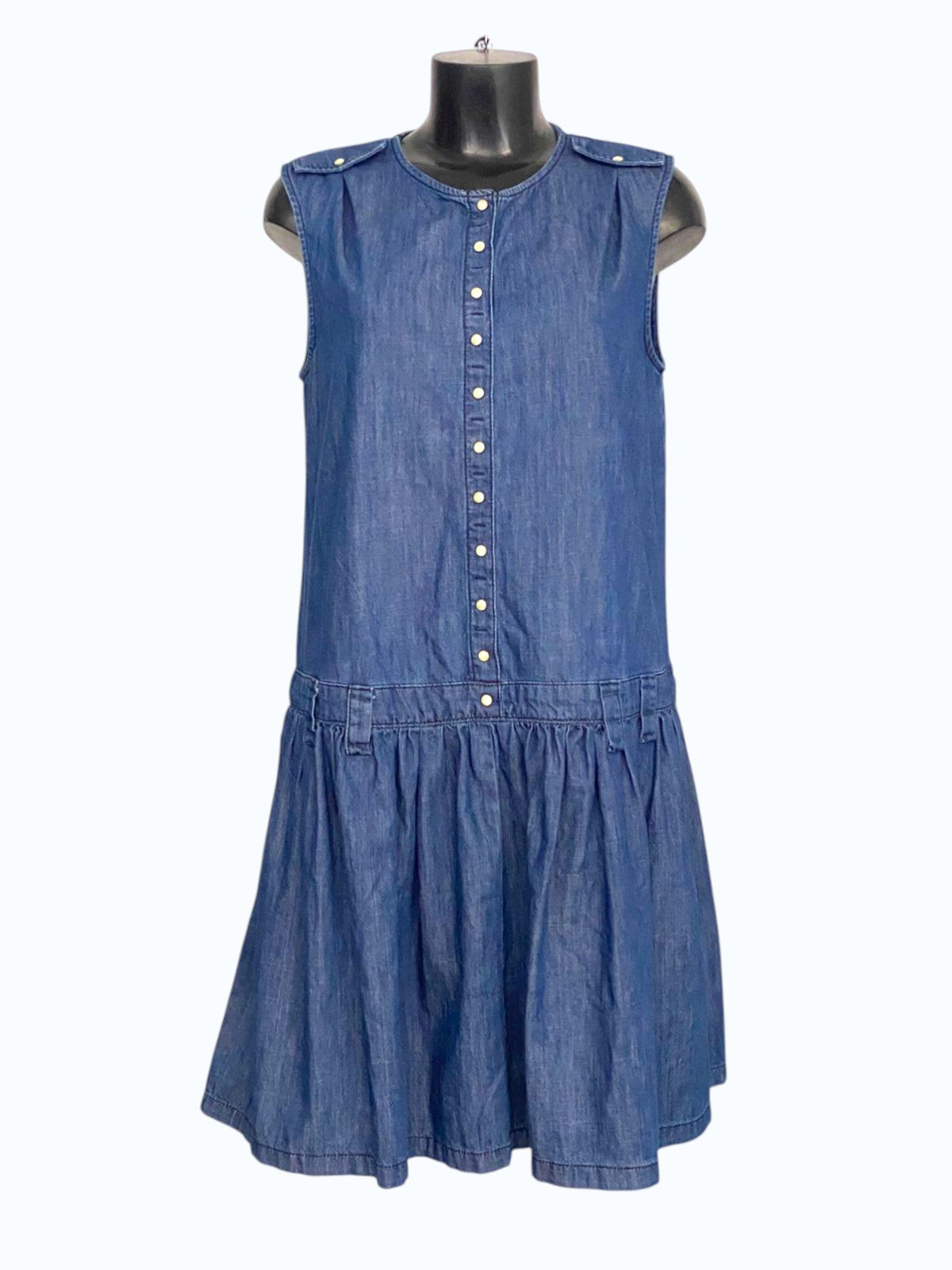 vestito sopra il ginocchio di jeans