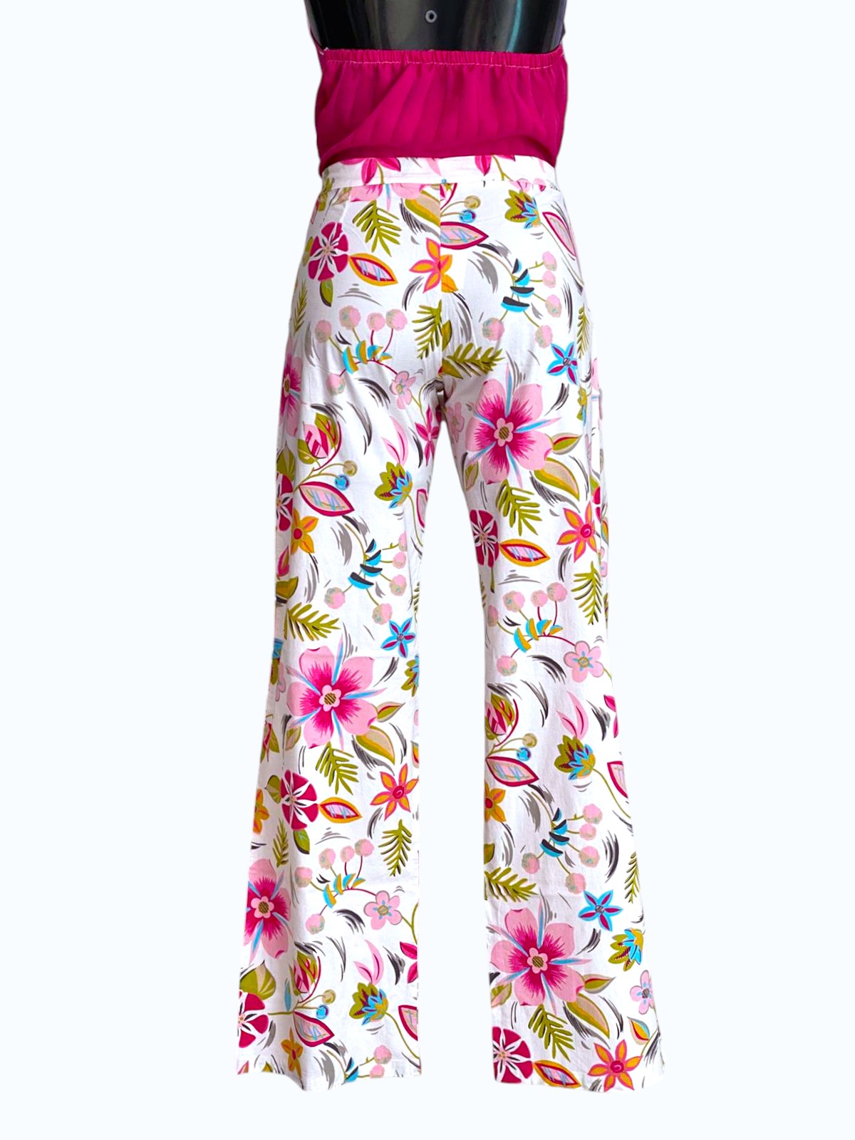 pantaloni floreali Denny Rose