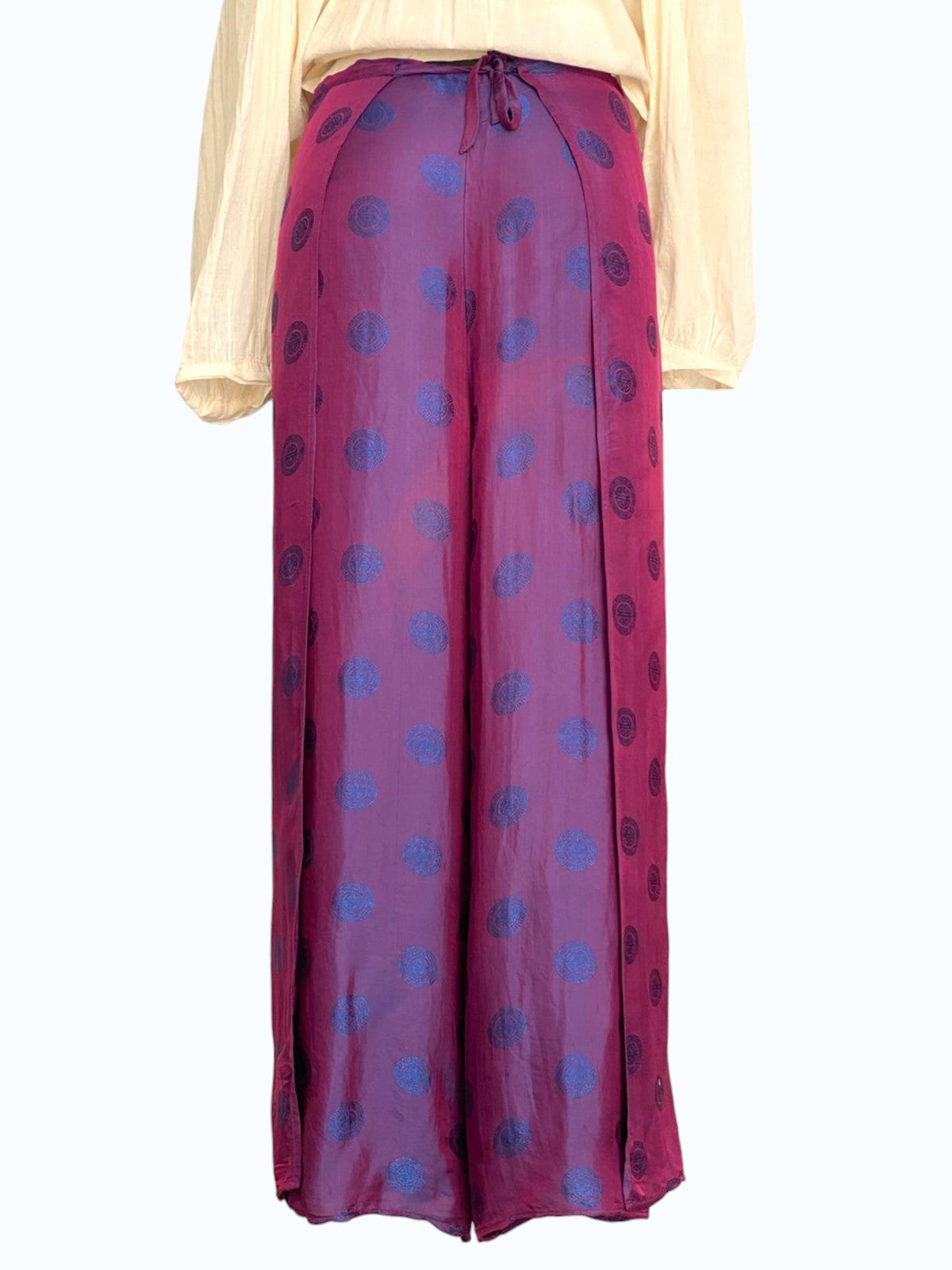 pantalone indiano handmade in seta
