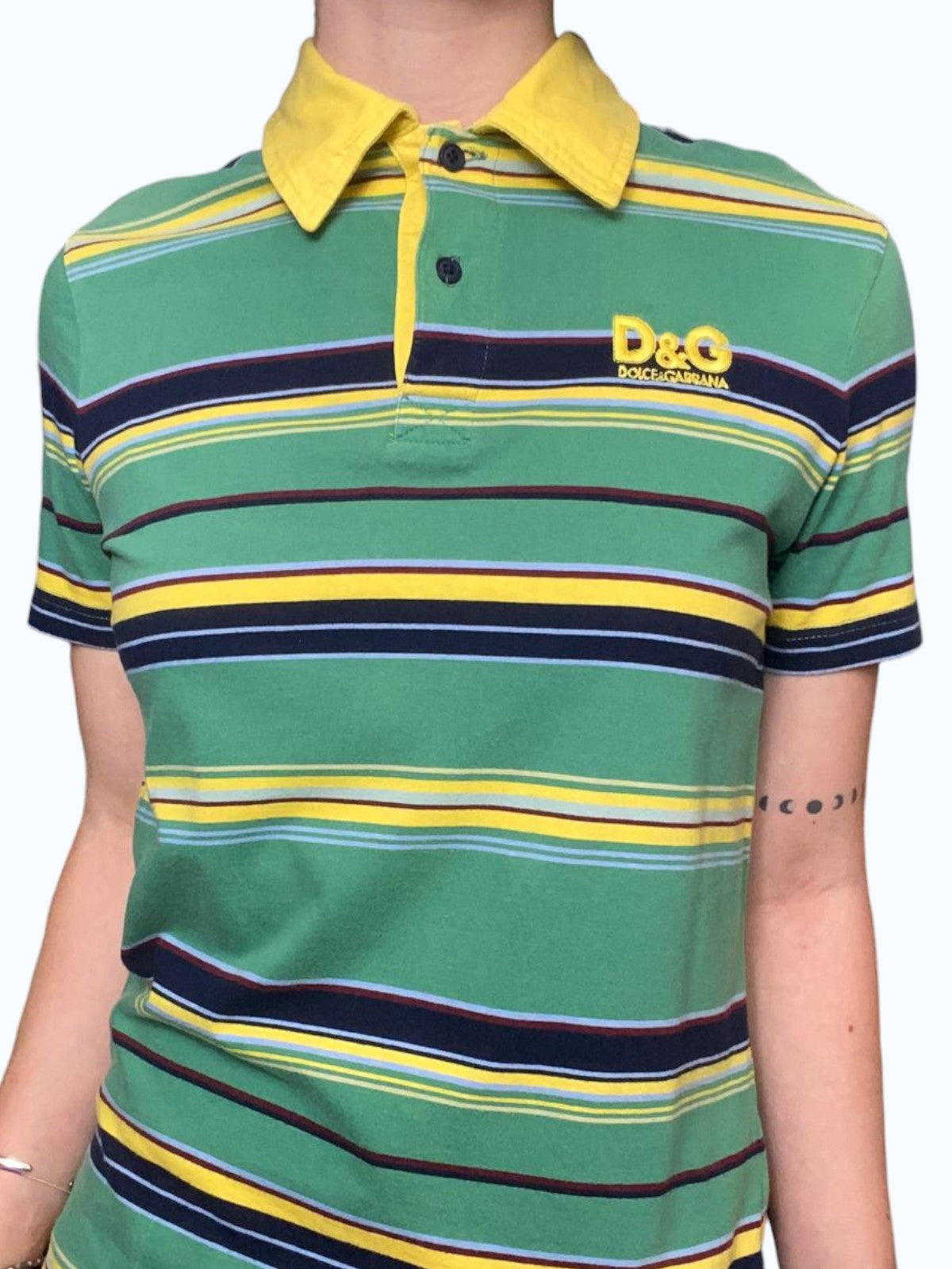 polo a righe D&G