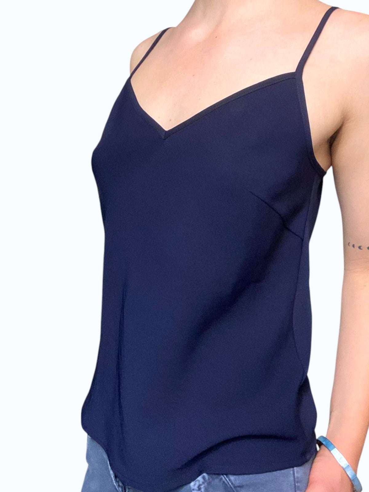 top Luisa Spagnoli blu