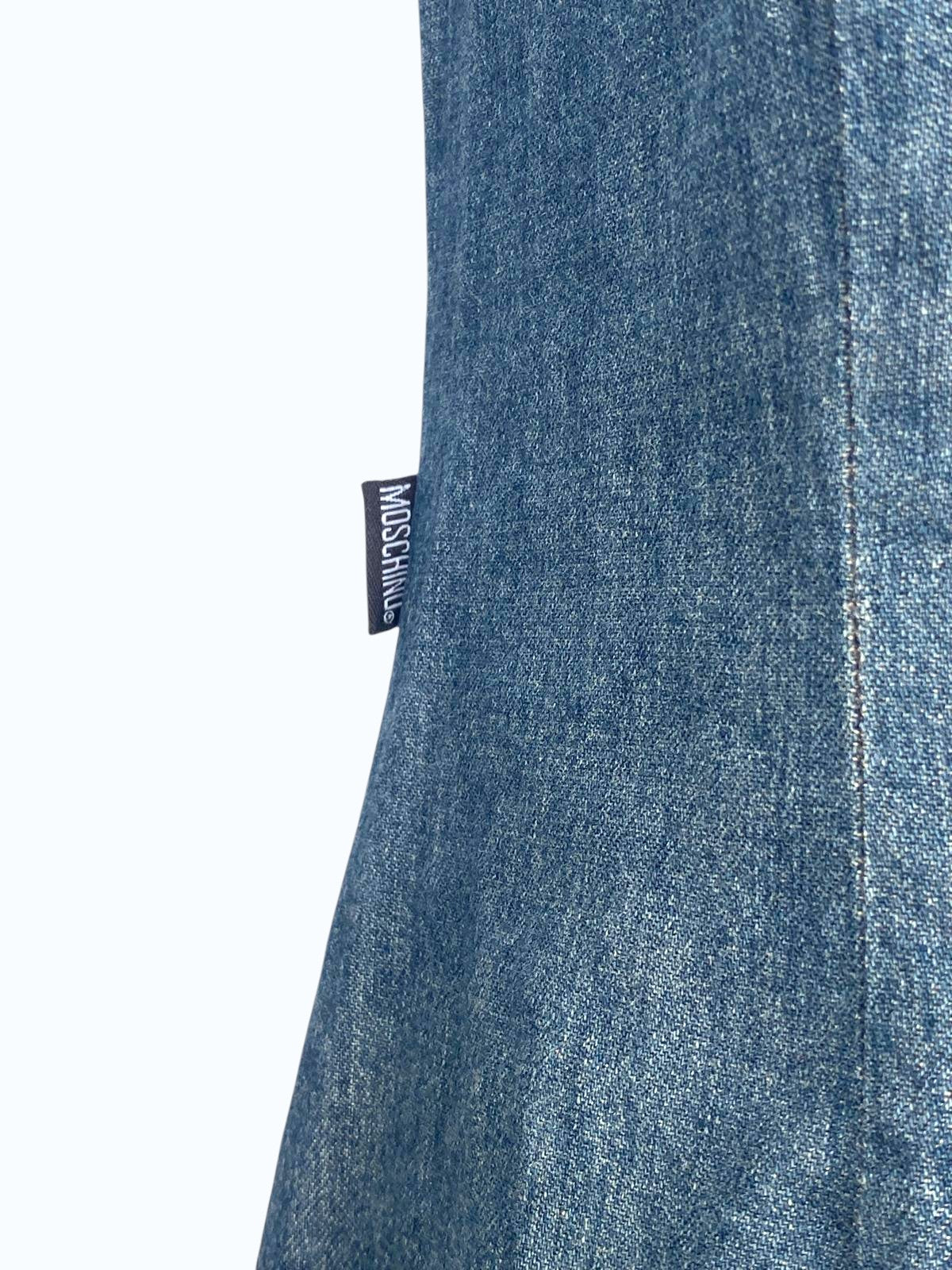 tubino in jeans Moschino