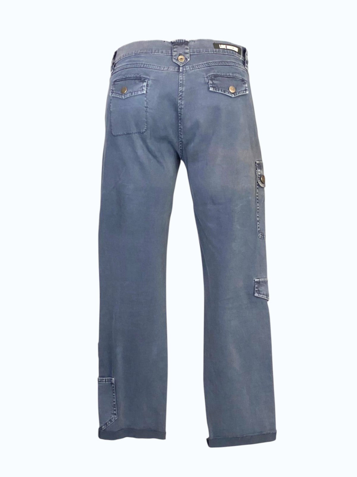 pantaloni cargo a vita bassa Moschino