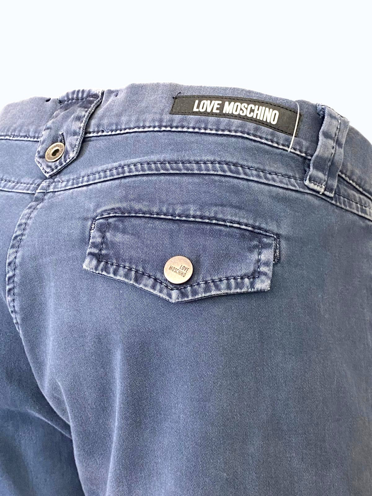 pantaloni cargo a vita bassa Moschino