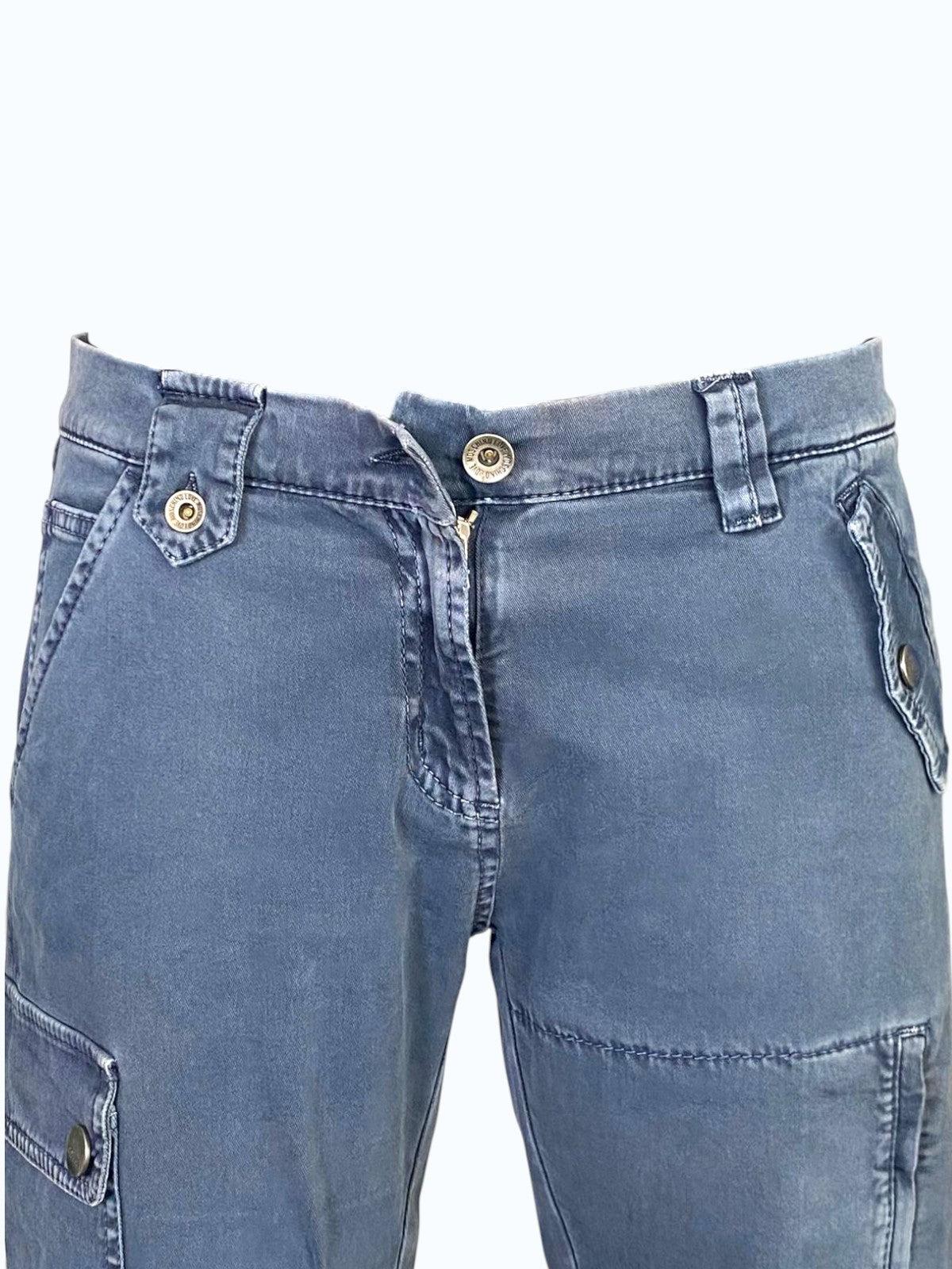 pantaloni cargo a vita bassa Moschino