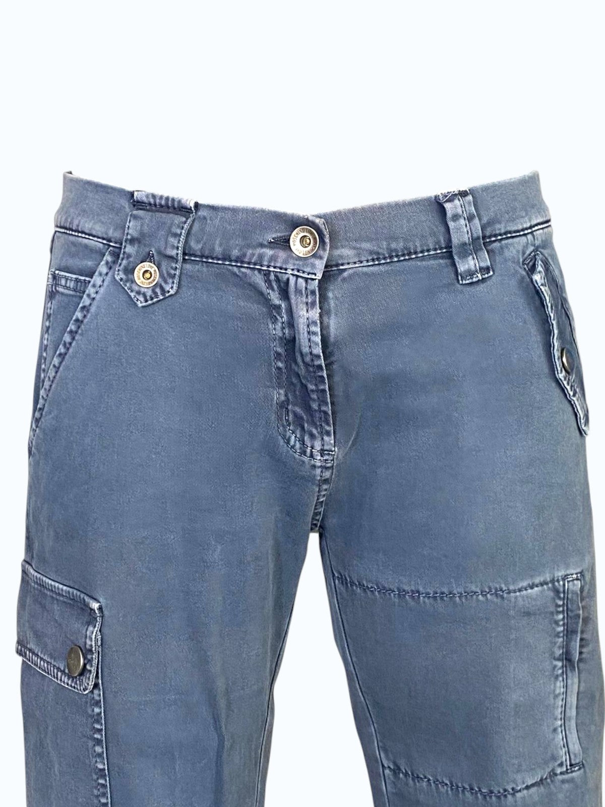 pantaloni cargo a vita bassa Moschino
