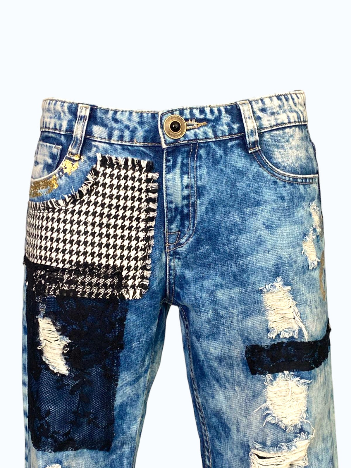 jeans Desigual con toppe