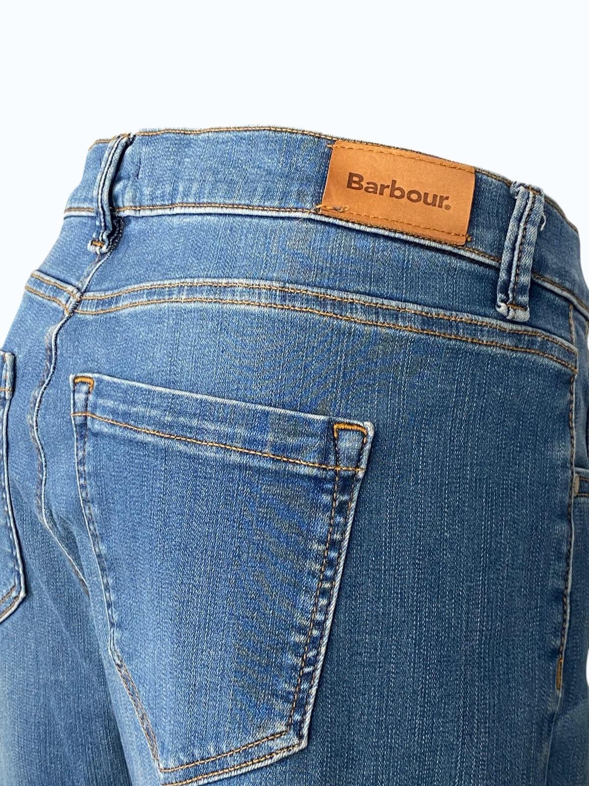 jeans Barbour a vita alta