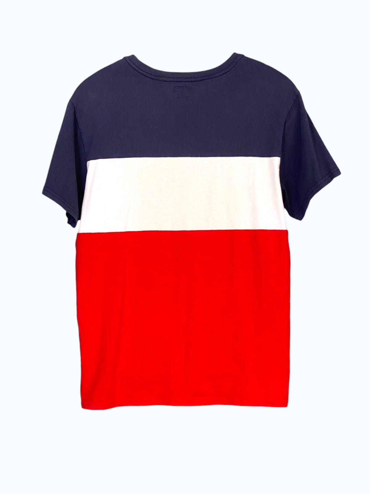 t-shirt Levi's bianca rossa e blu