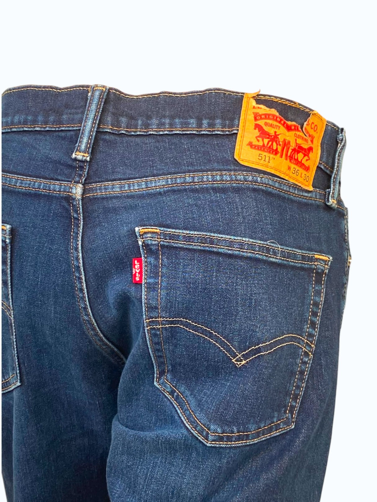 jorts Levi's blu scuro