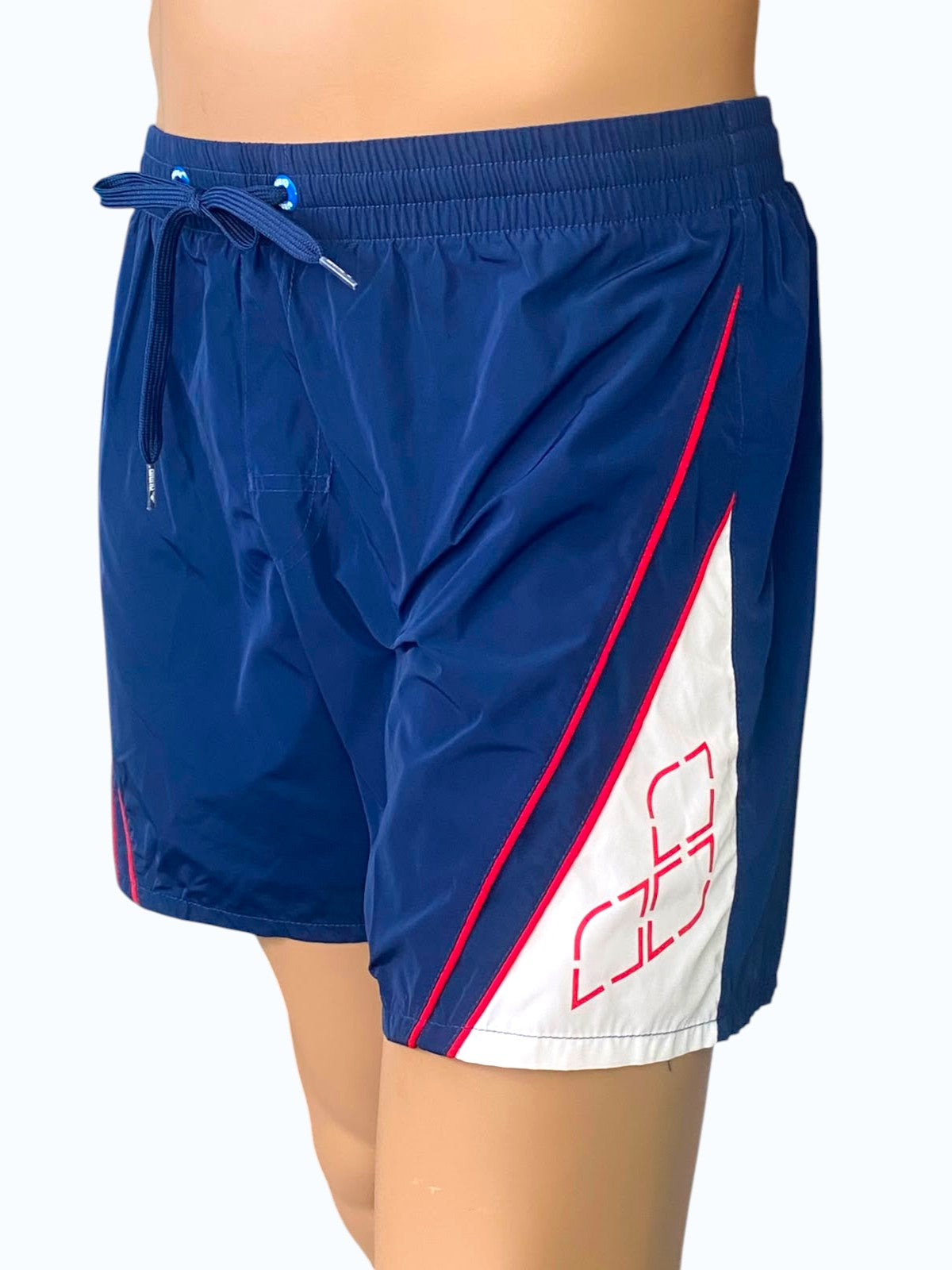 costume a pantaloncino blu navy