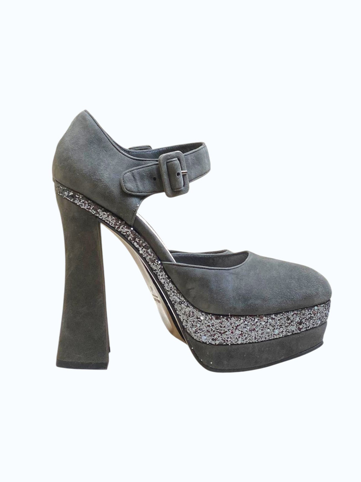sandalo con tacco MiuMiu