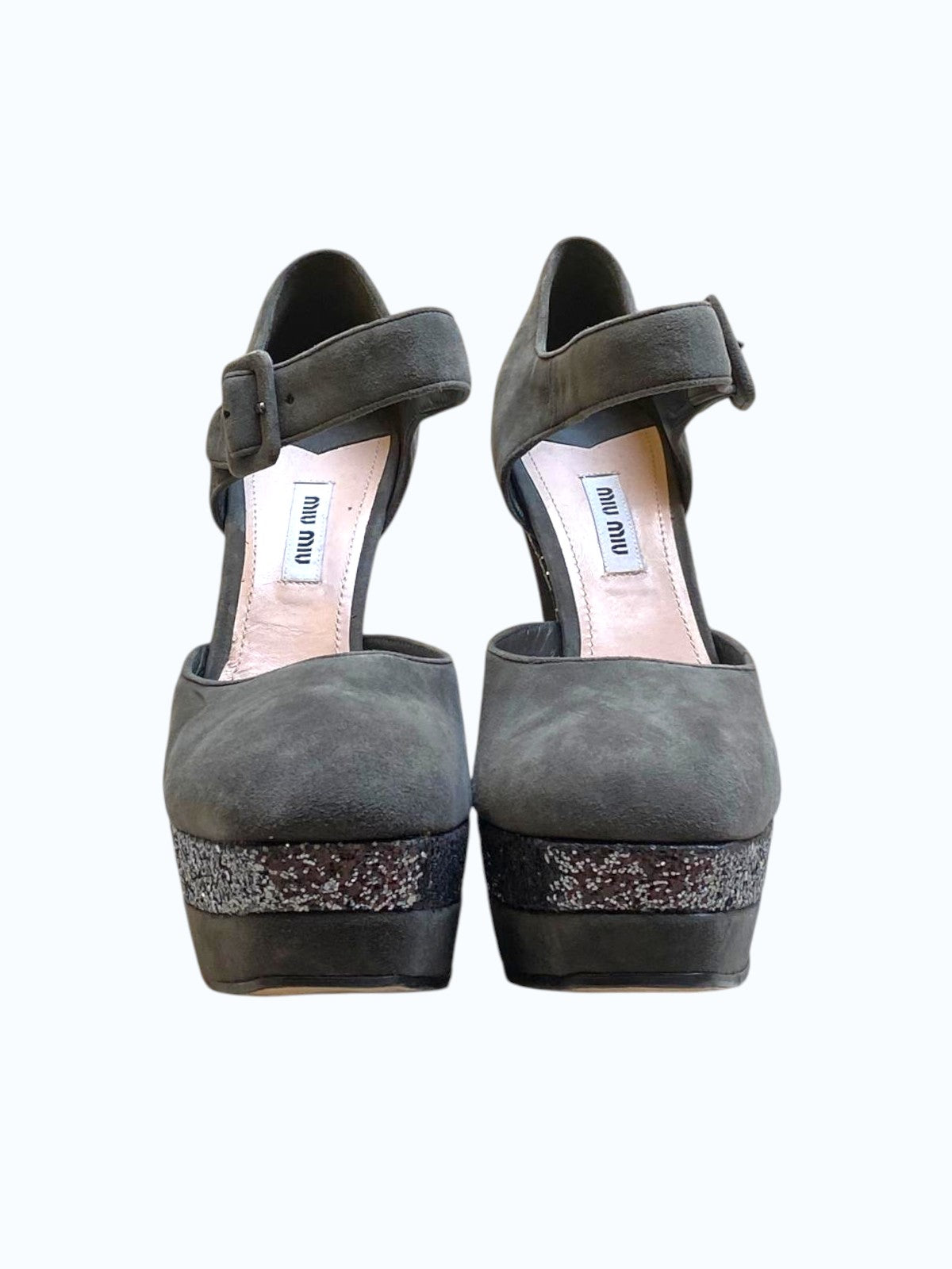 sandalo con tacco MiuMiu
