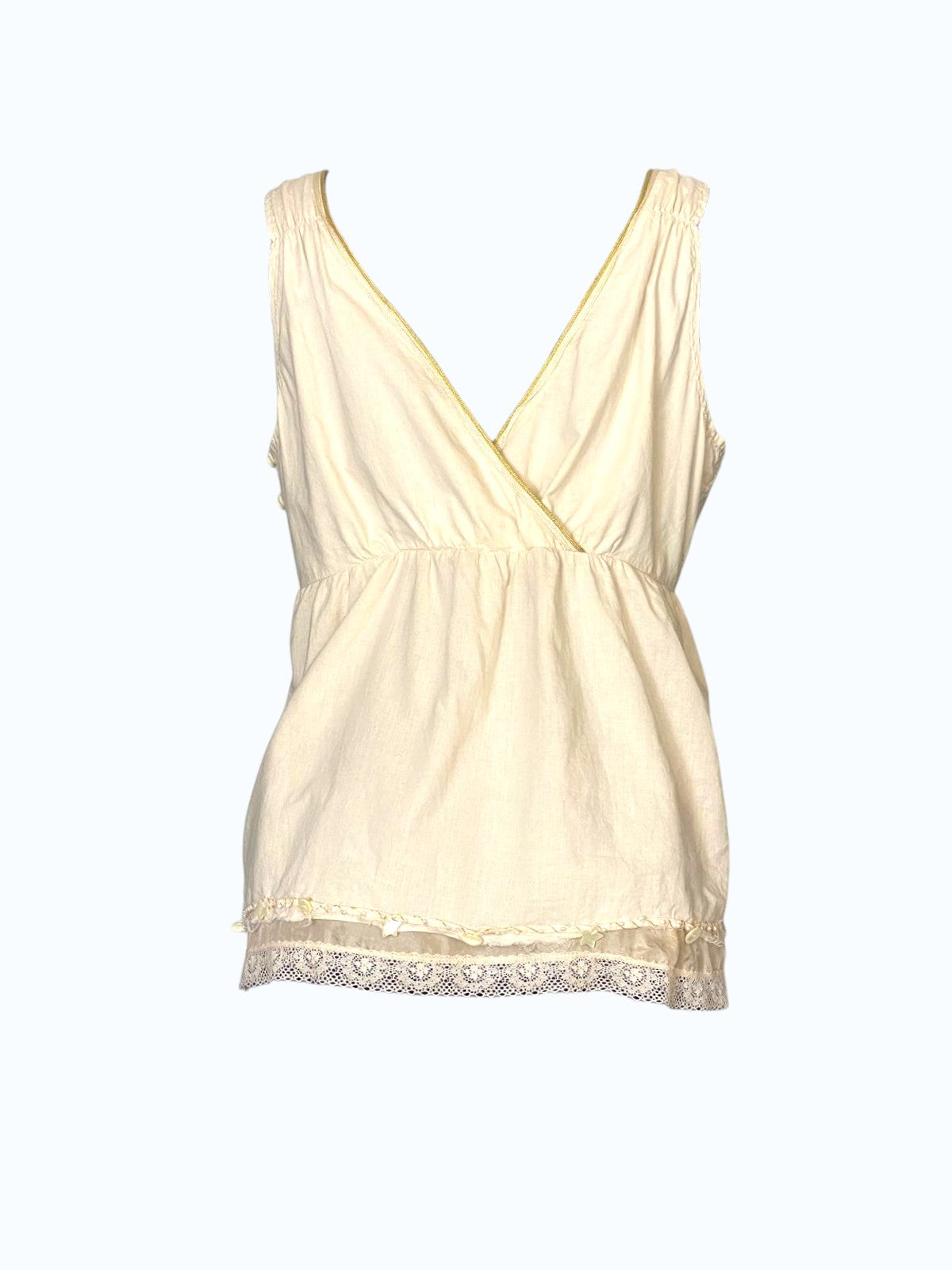 top in seta con perline Max&Co