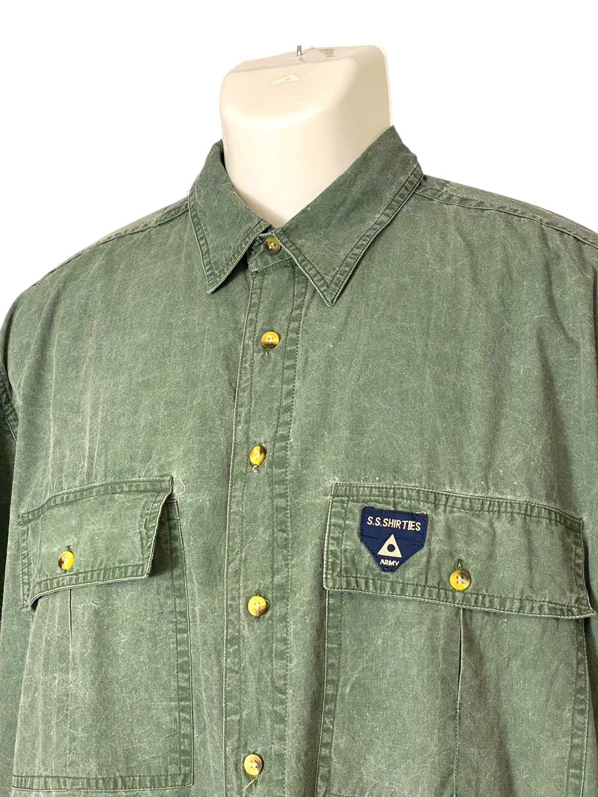 camicia esercito a maniche corte
