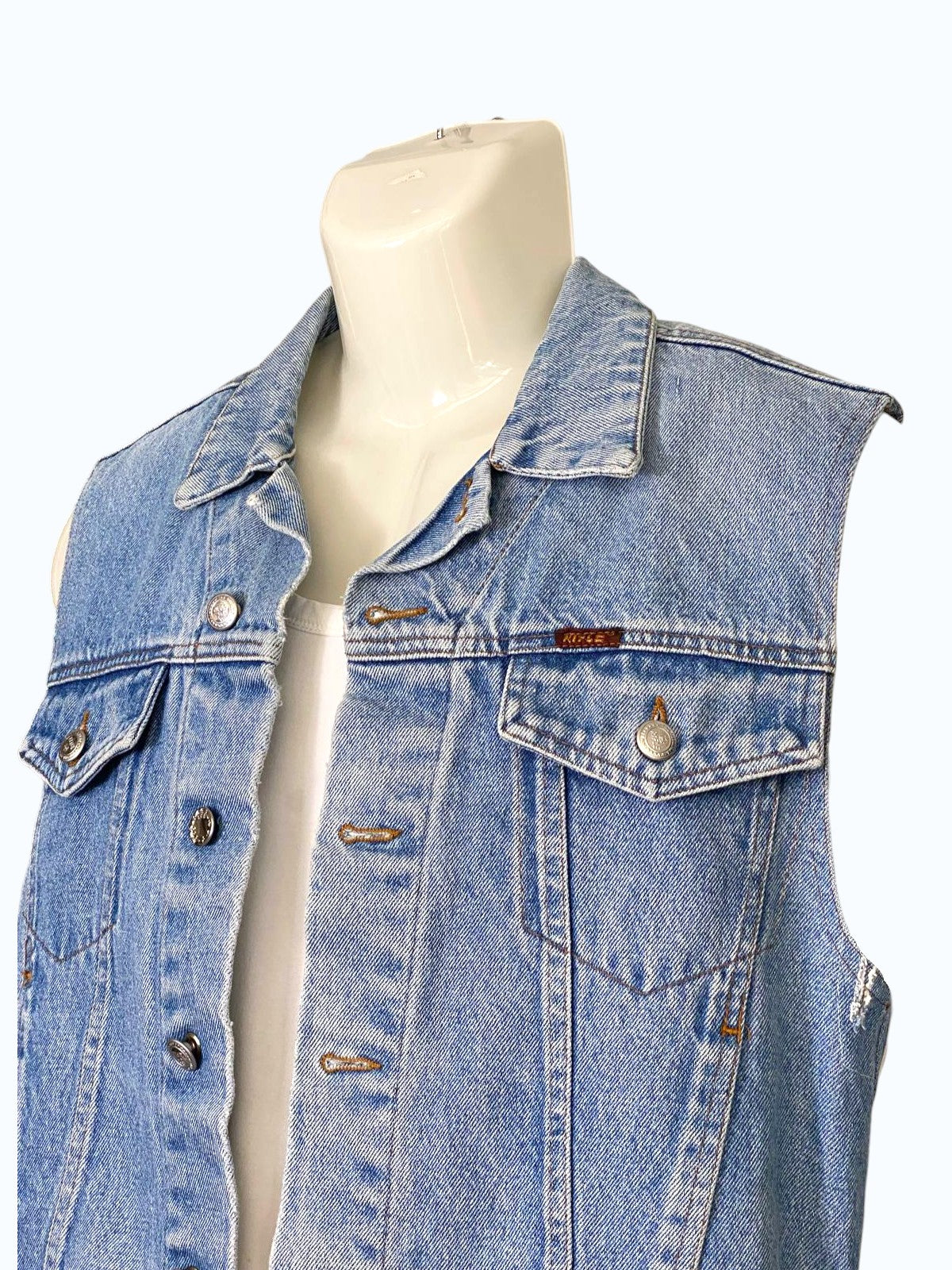 gilet di jeans anni 90