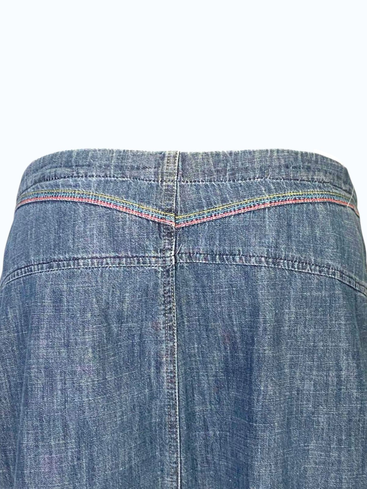 gonna a vita bassa in jeans Diesel anni 2000