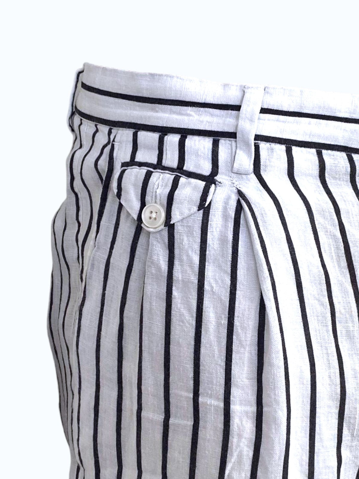 Pantaloni bianchi a righe uomo Dolce&Gabbana