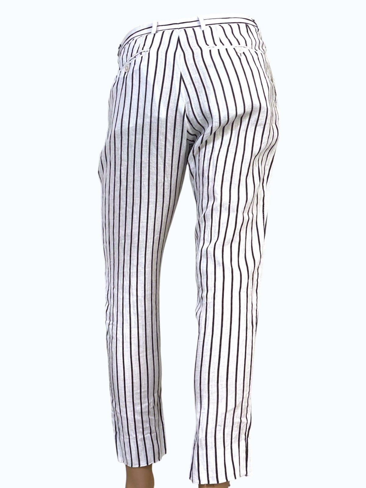 Pantaloni bianchi a righe uomo Dolce&Gabbana