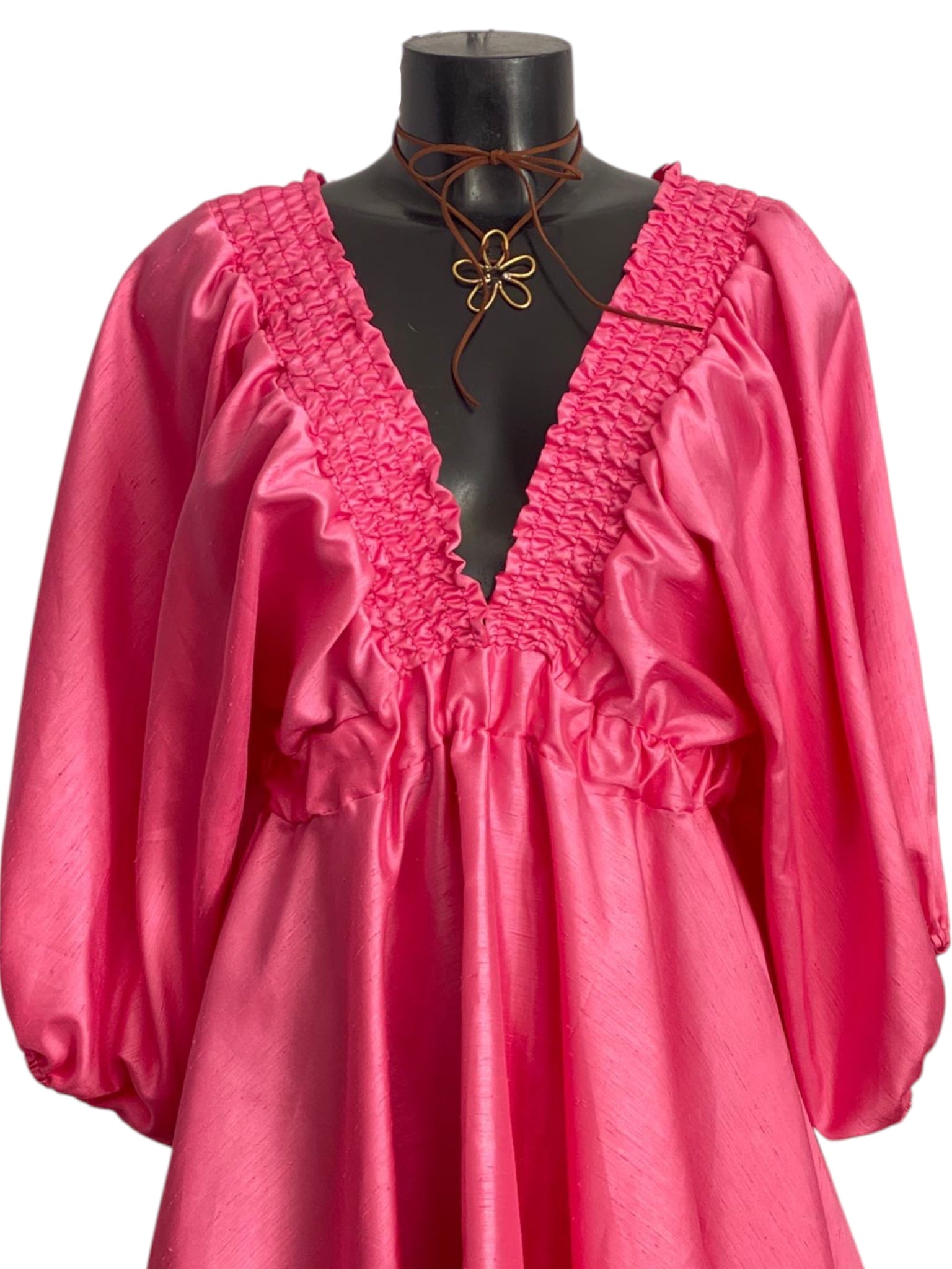 vestito rosa anni 80
