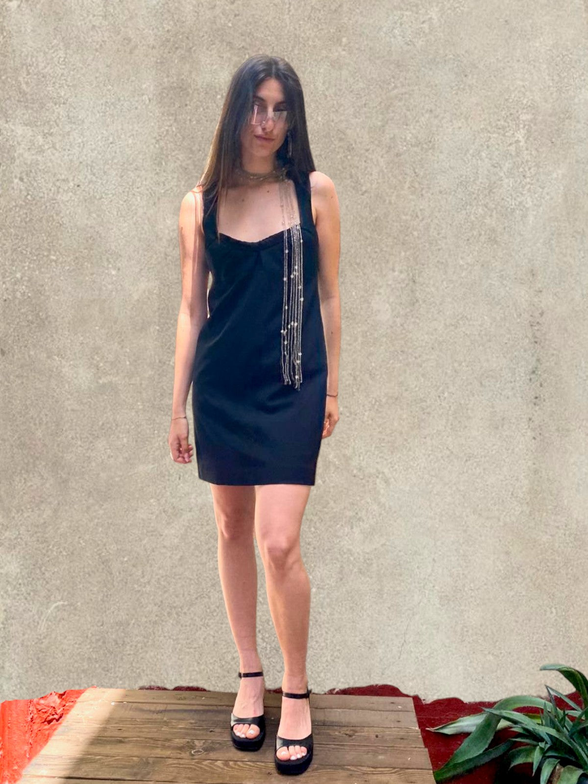 tubino nero Patrizia Pepe