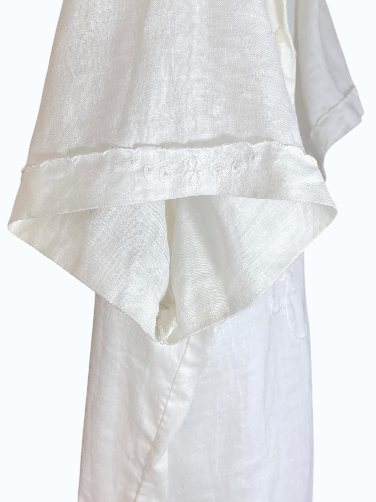 camicia bianca ricamata donna