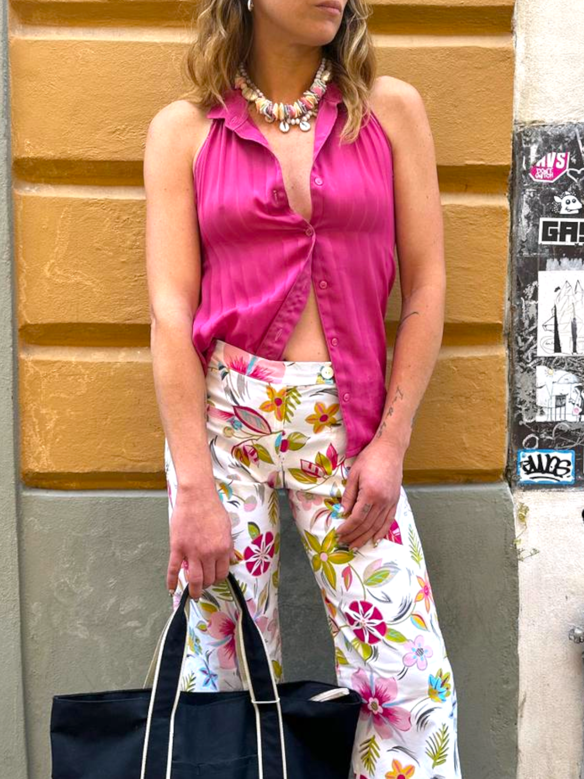 camicetta rosa rewoeked