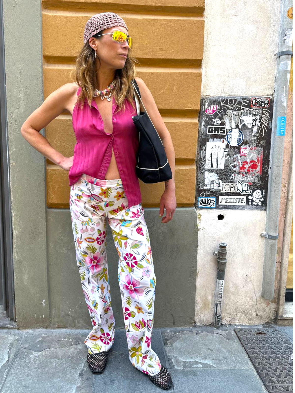 camicetta rosa rewoeked