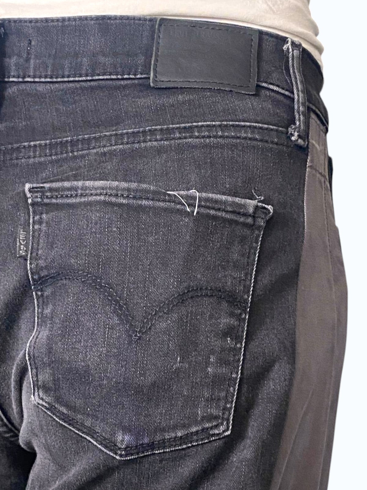 jeans reworked grigi