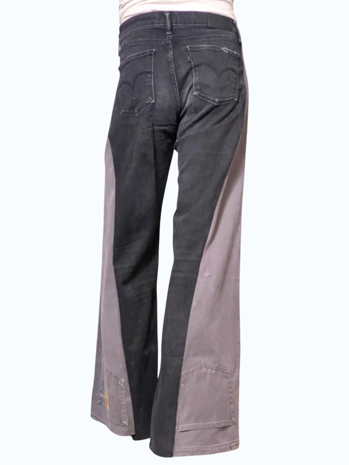 jeans reworked grigi